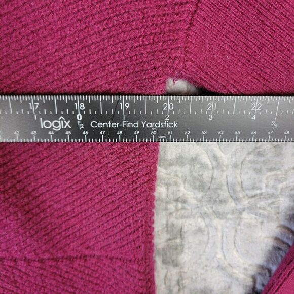 Athleta Sweater Women's XS Pink Mulberry Turin Wool Cashmere Blend Pullover - Picture 7 of 12